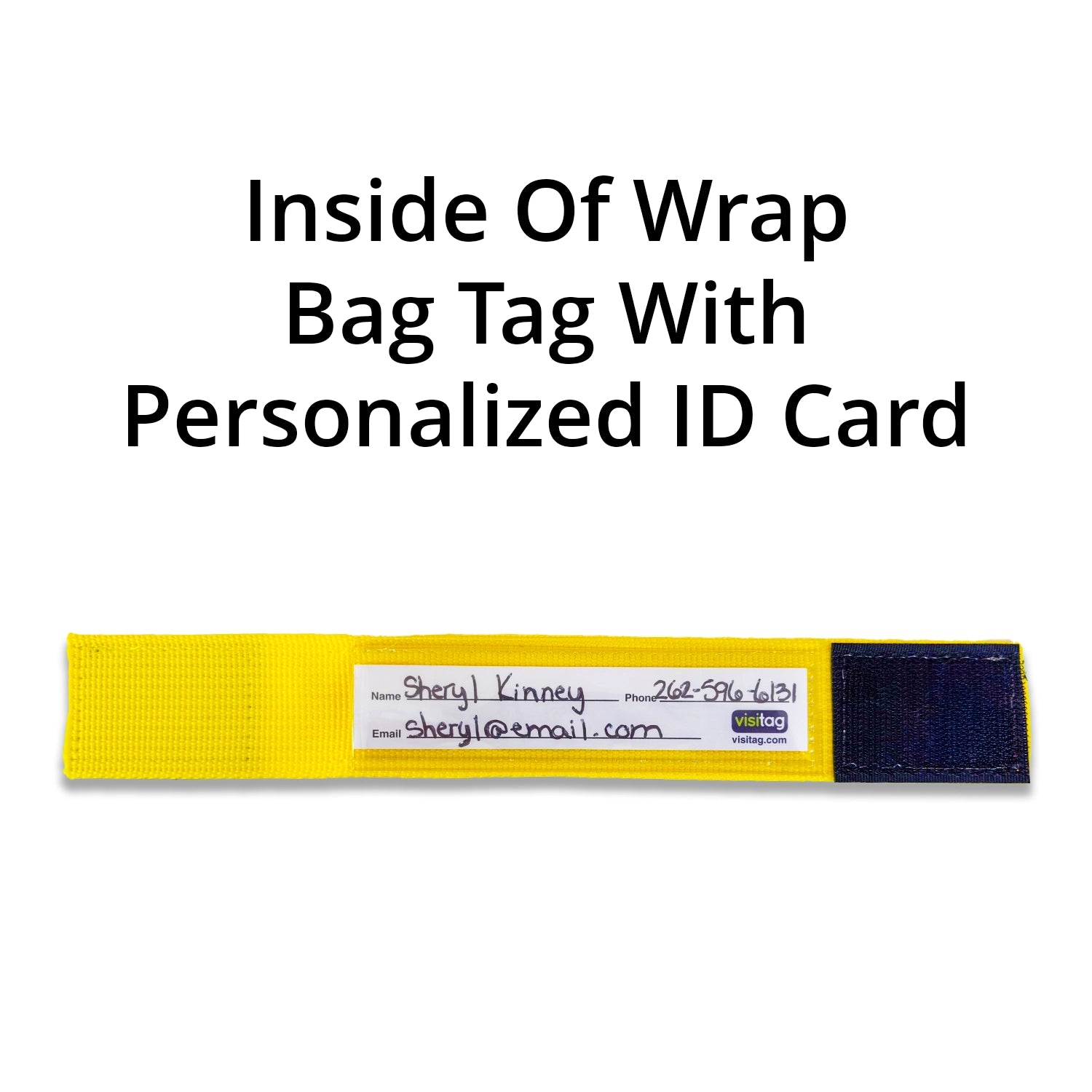 Personalized Embroidered Wrap Bag Tag for Luggage and Carryon Bags ...